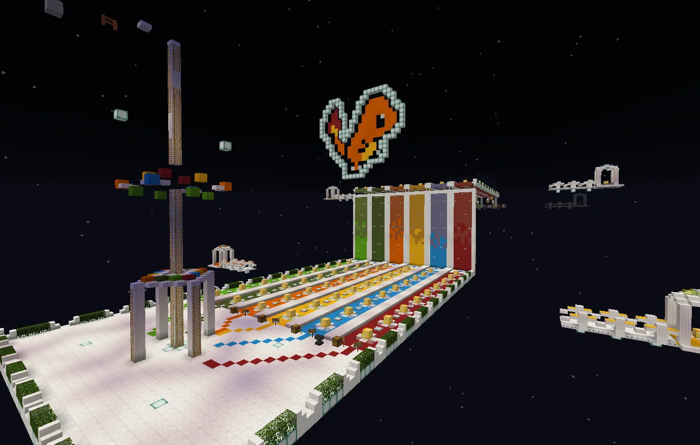 Lucky Block Race Map, Карты, Minecraft