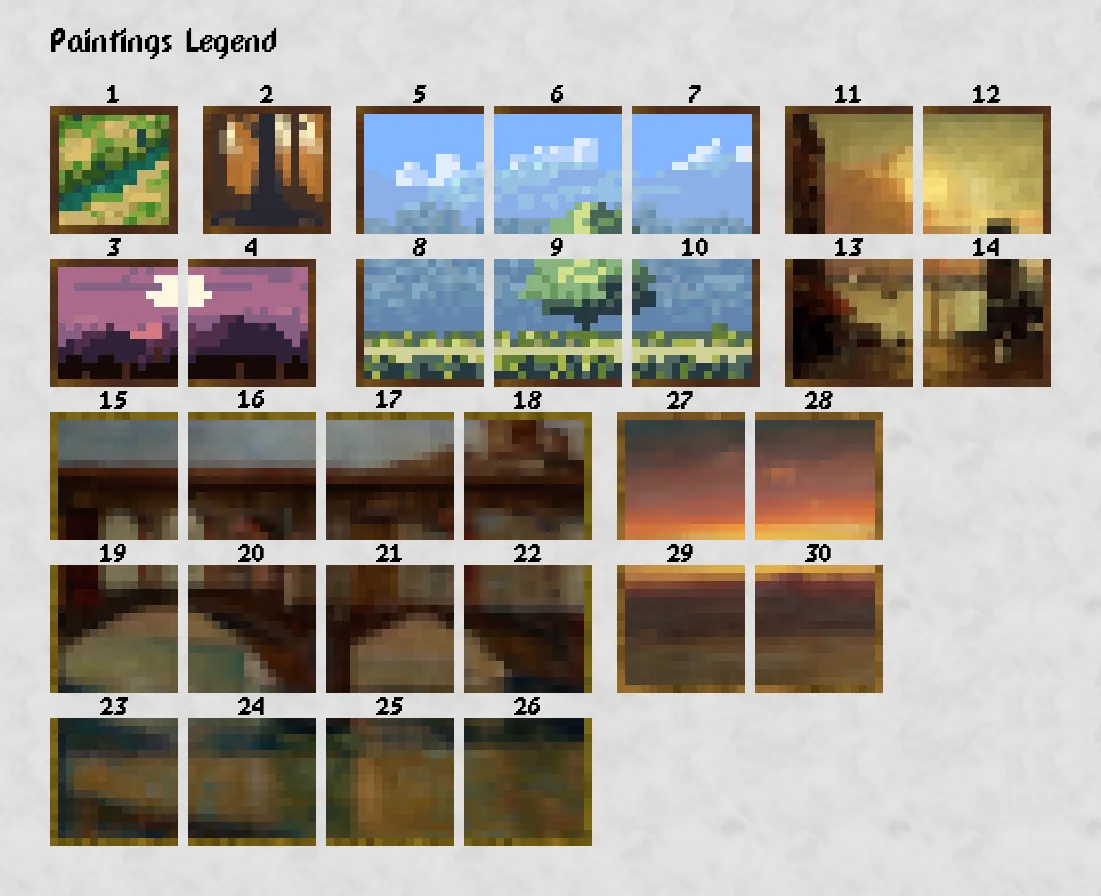 Custom Paintings — скриншот 1 (Текстуры, Minecraft)