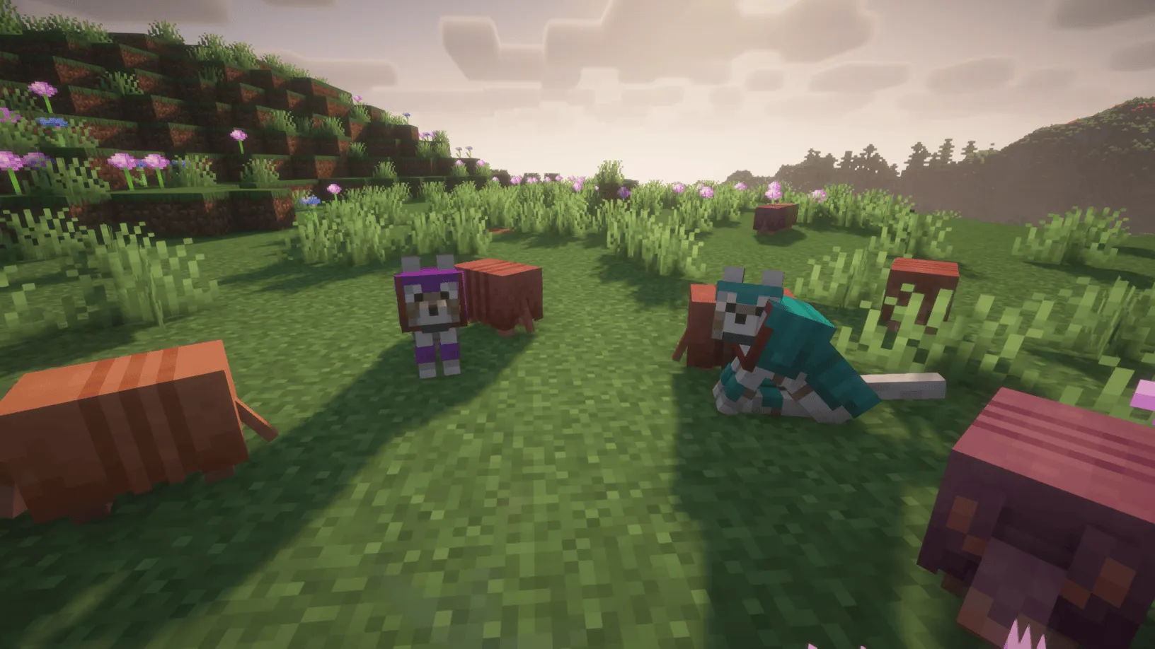 Armored Paws Backport (Wolf Armor) — скриншот 8 (Моды, Minecraft)