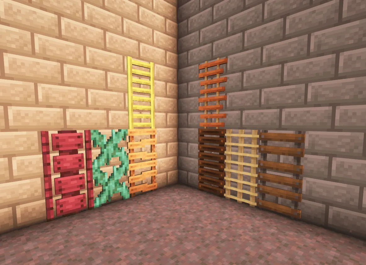 Ladder 3D Pack, Текстуры, Minecraft