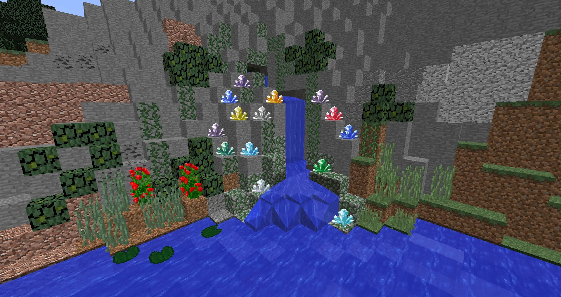 Decorative crystal clusters, Моды, Minecraft
