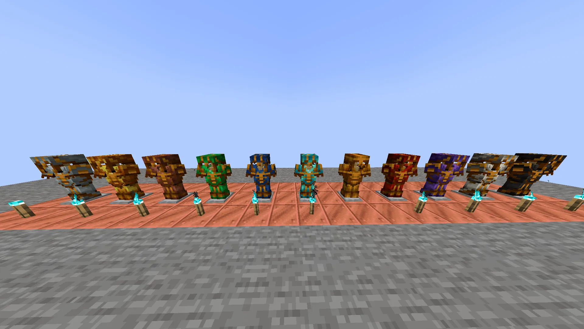 Netherite Armor Color Reworked — скриншот 1 (Моды, Minecraft)