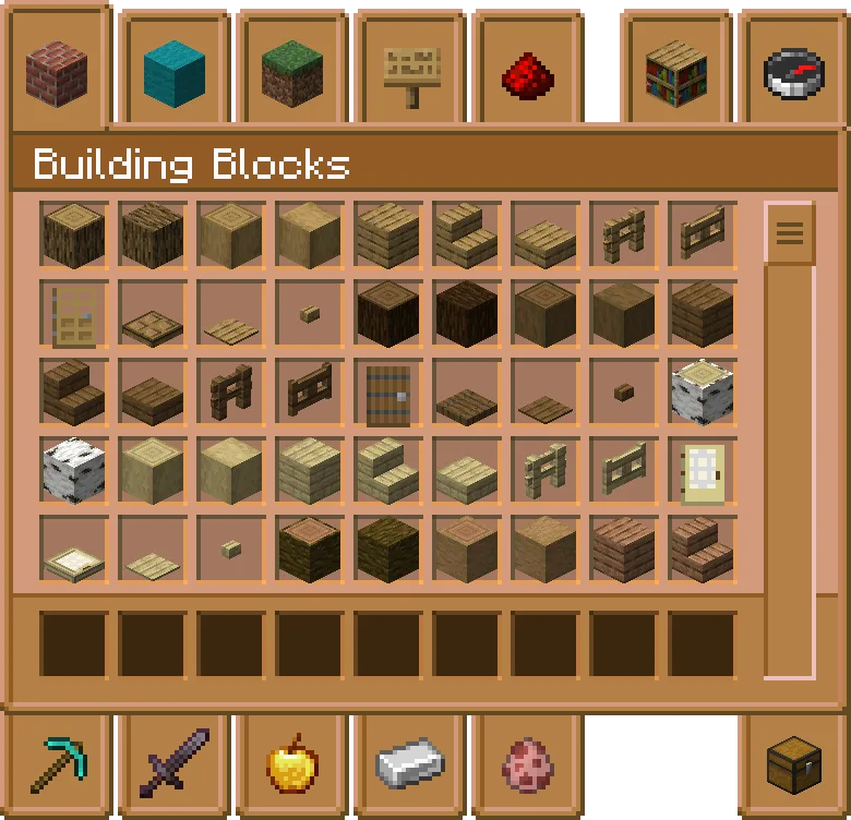 RAY's Core Keeper GUI, Текстуры, Minecraft