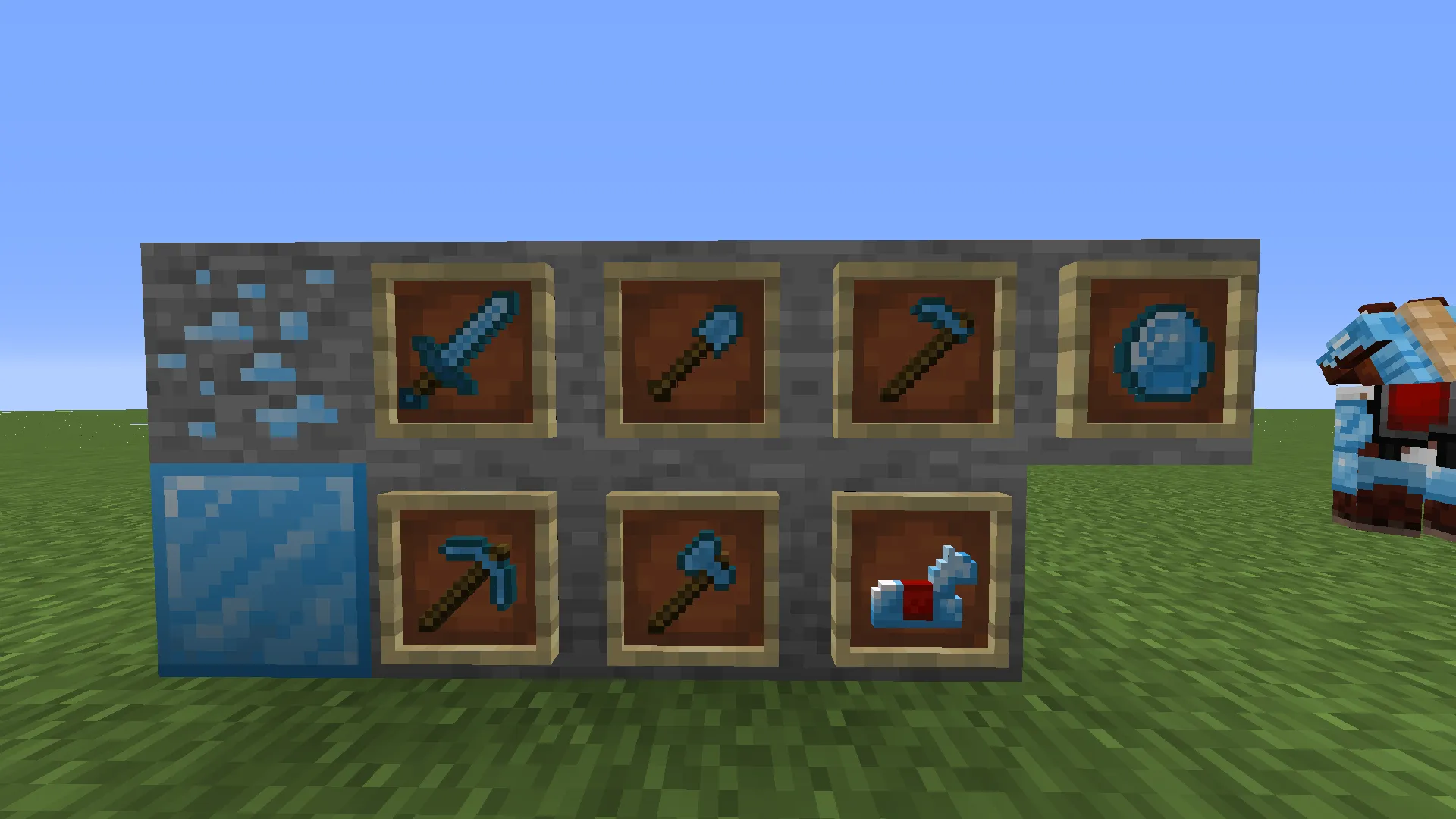 Bluer Diamonds — скриншот 2 (Текстуры, Minecraft)