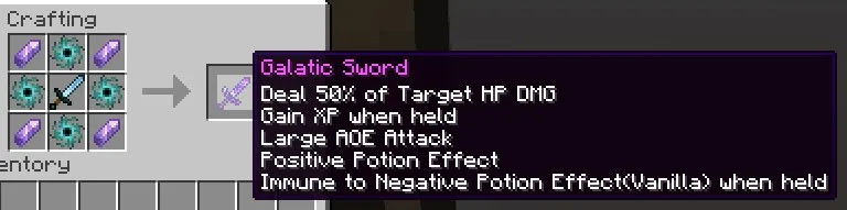 Augment Weapon, Моды, Minecraft