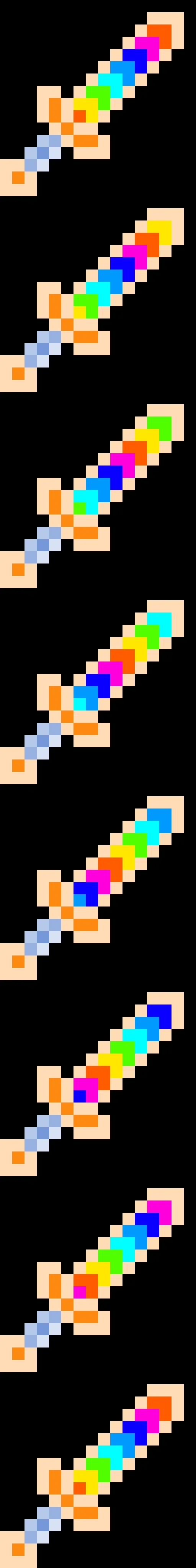 Rainbow Items — скриншот 8 (Текстуры, Minecraft)