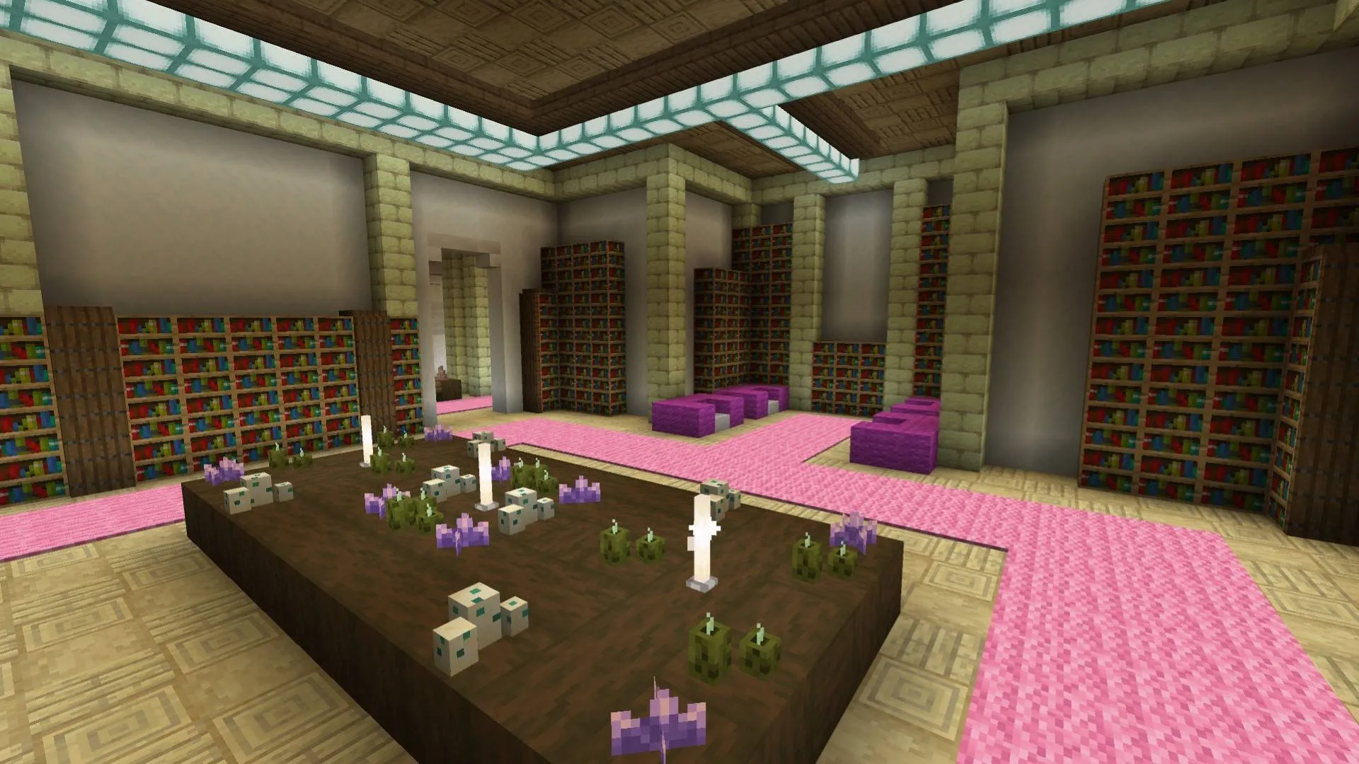 Pink Castle - Survival Spawn, Карты, Minecraft