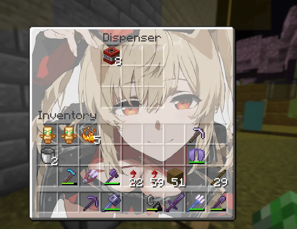 HD Burnice GUI — скриншот 1 (Текстуры, Minecraft)