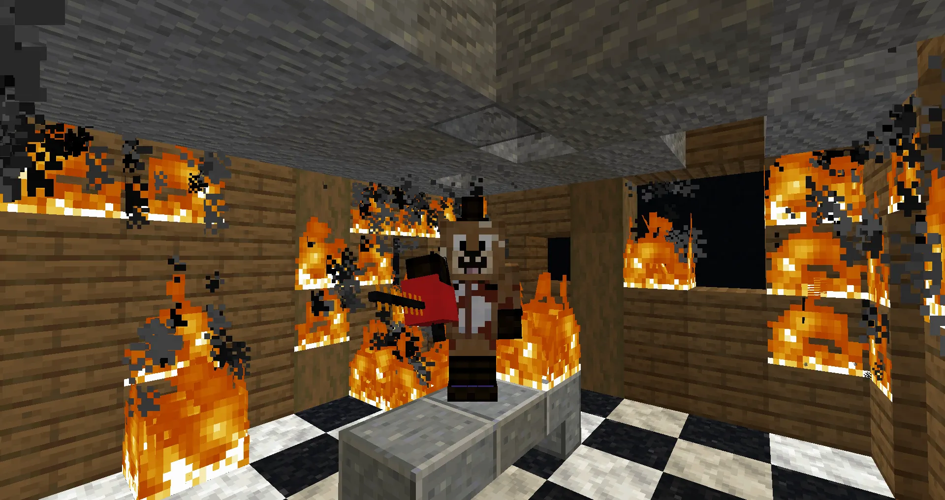 Random Encounters Employer (FNAF) — скриншот 2 (Моды, Minecraft)
