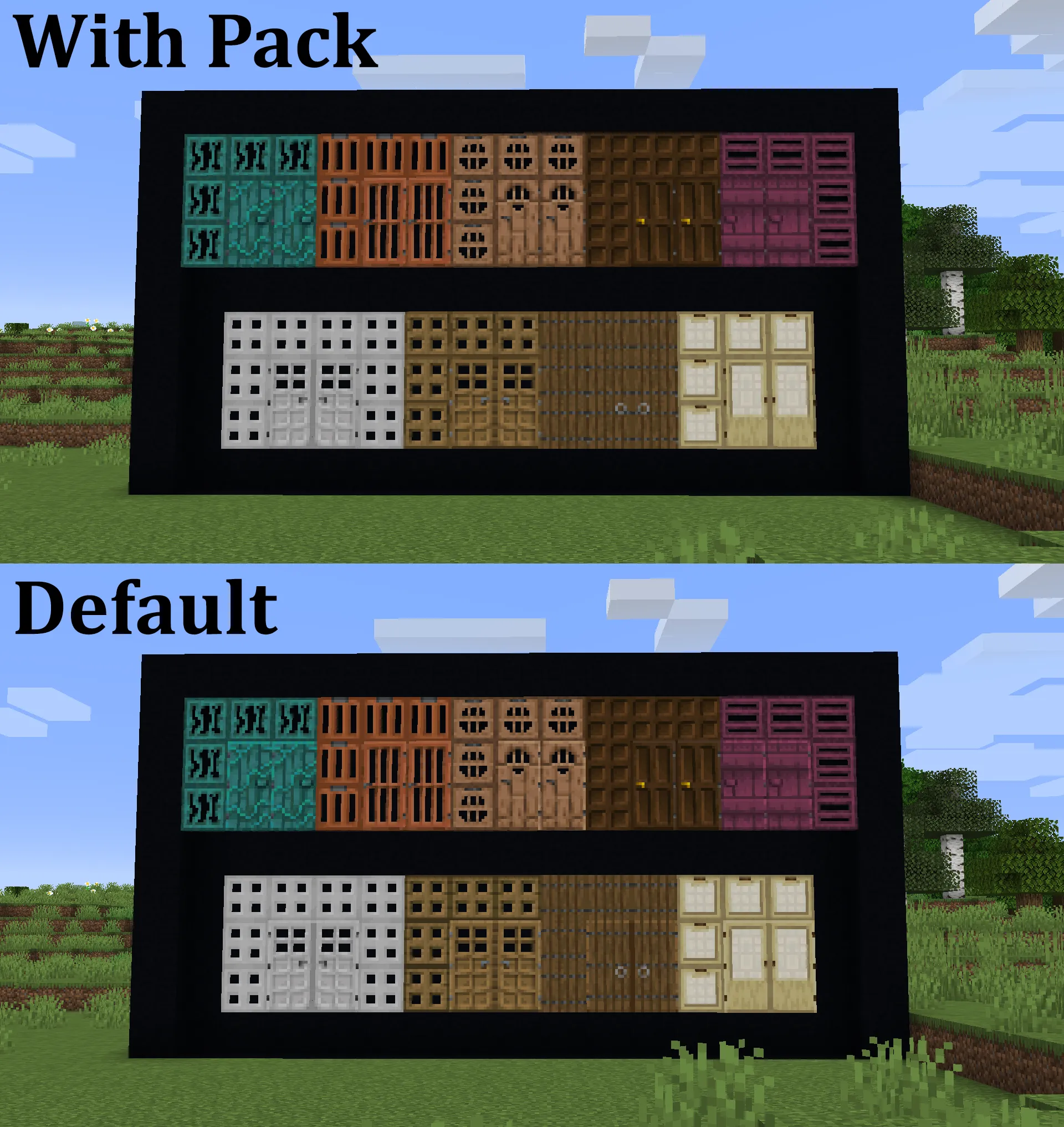 Flush Doors — скриншот 3 (Текстуры, Minecraft)