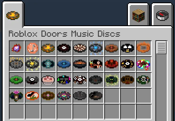 Roblox Doors Music Discs, Моды, Minecraft