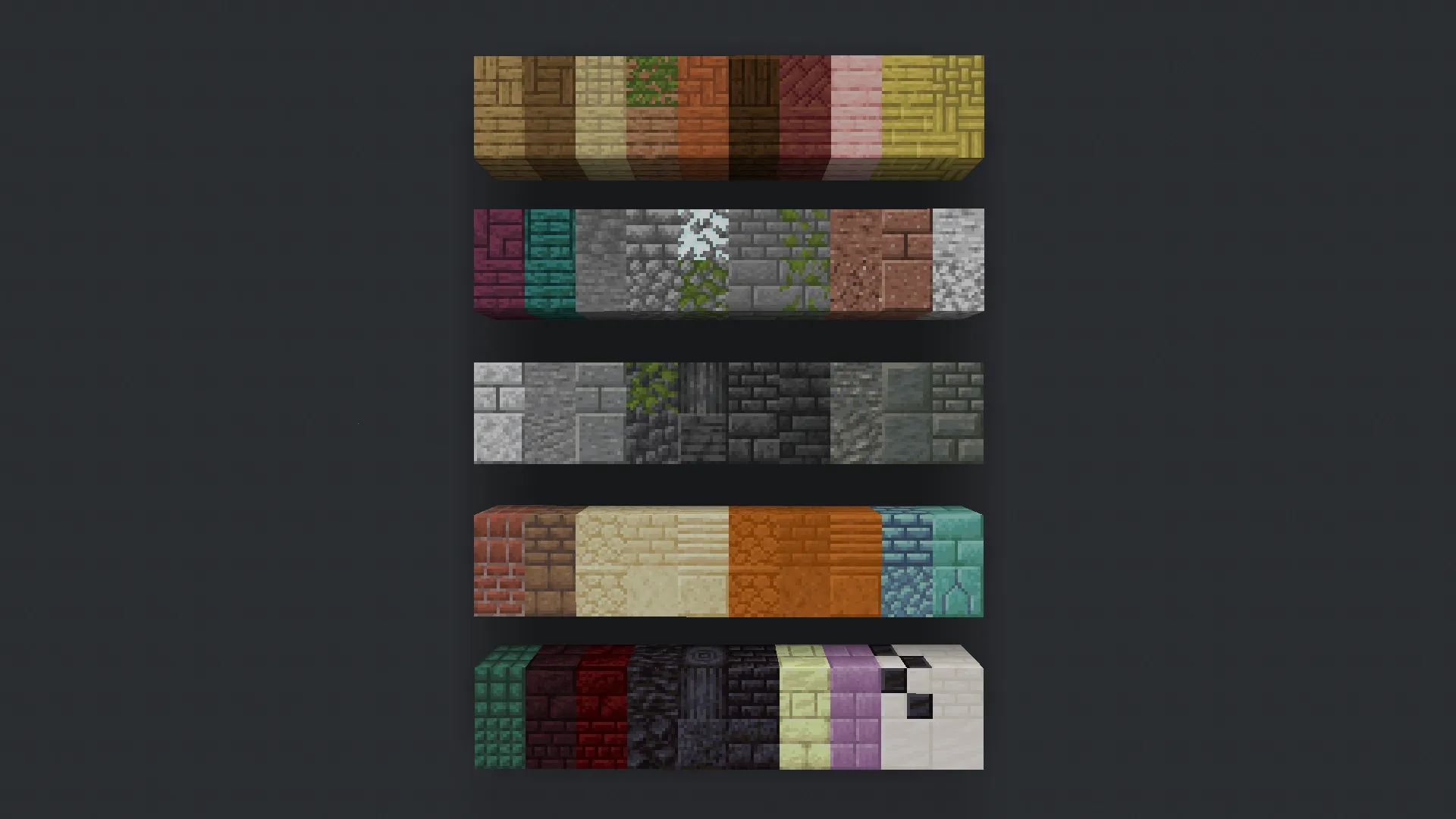 Double Slabs by arranozo, Текстуры, Minecraft