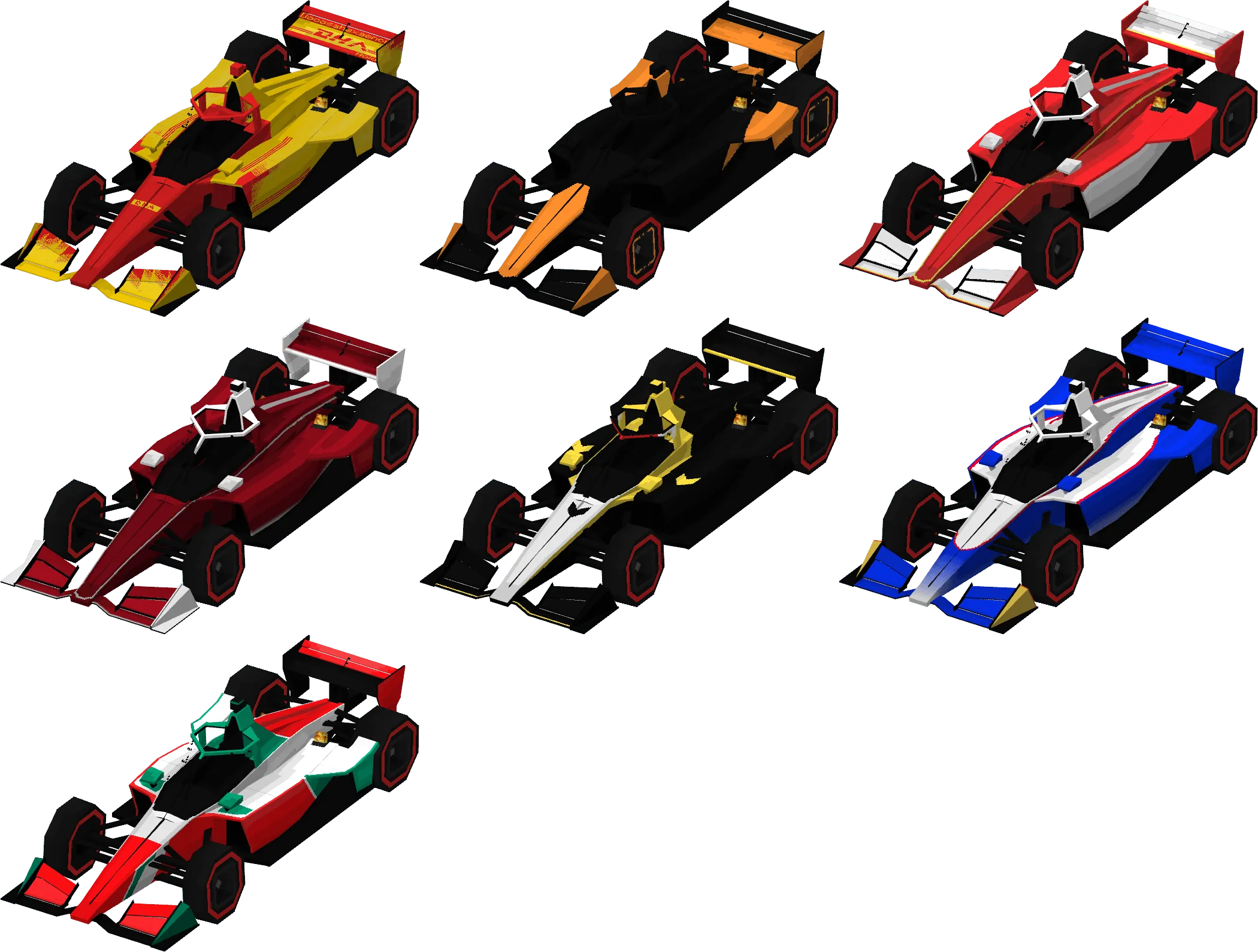 [F1-Style Boat] - The Formula, Текстуры, Minecraft