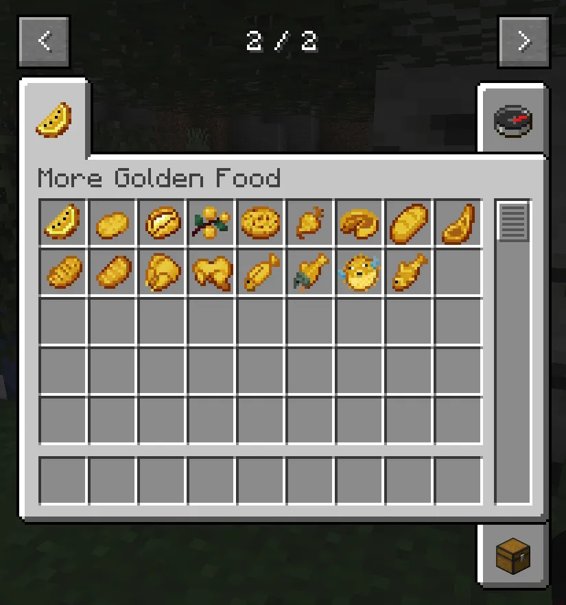 MoreGoldenFood, Моды, Minecraft