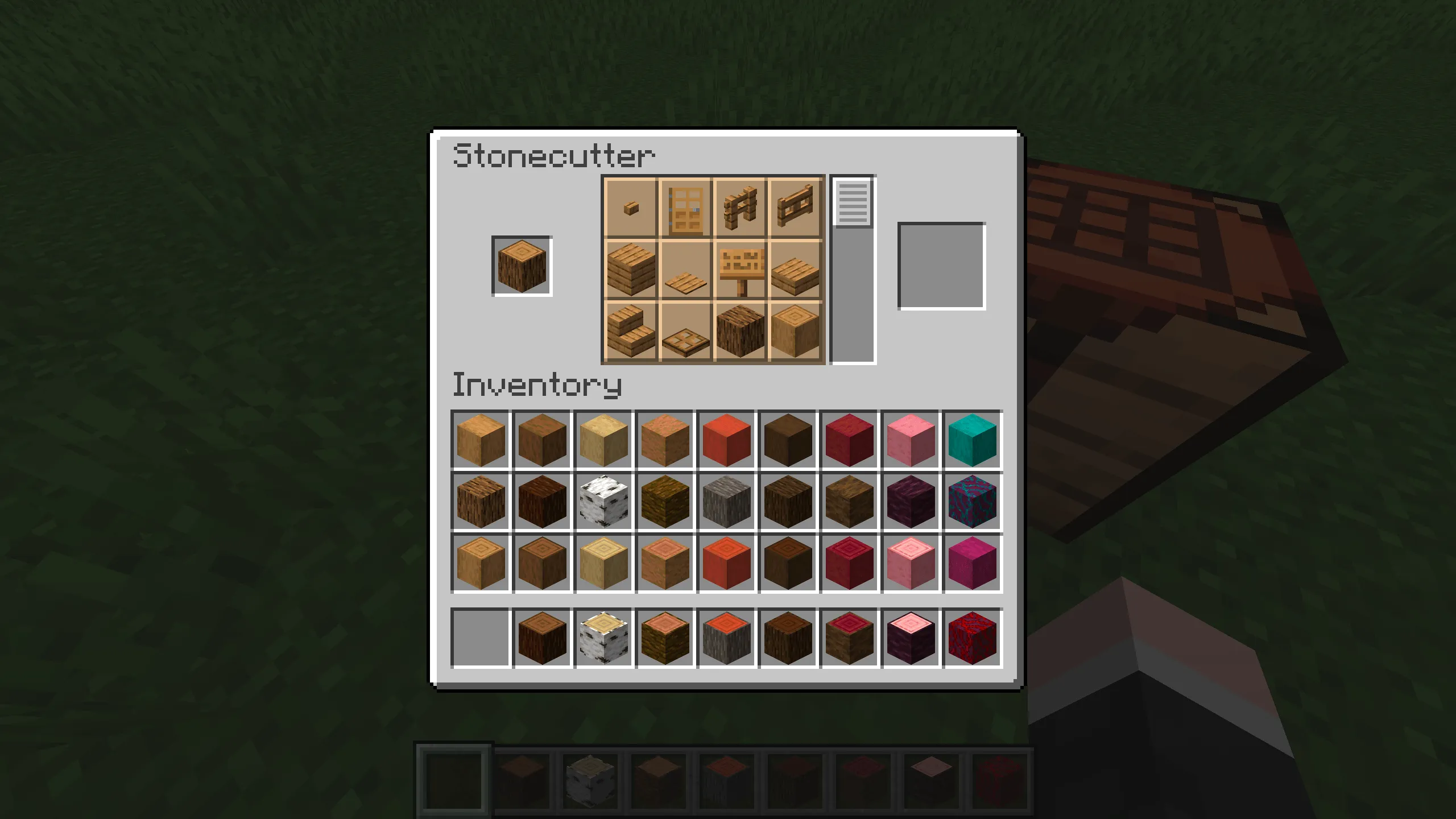 Woodcutting, Дата-паки, Minecraft