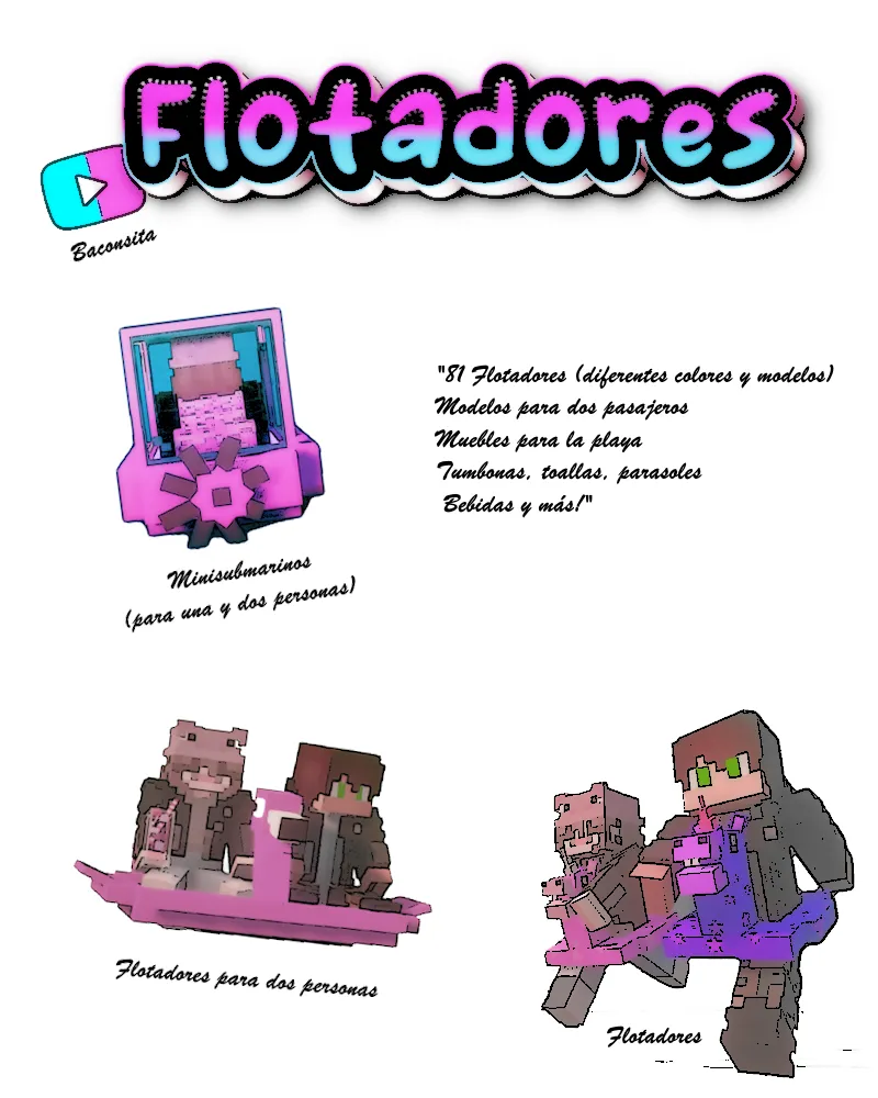 FlotaFlotadores, Моды, Minecraft