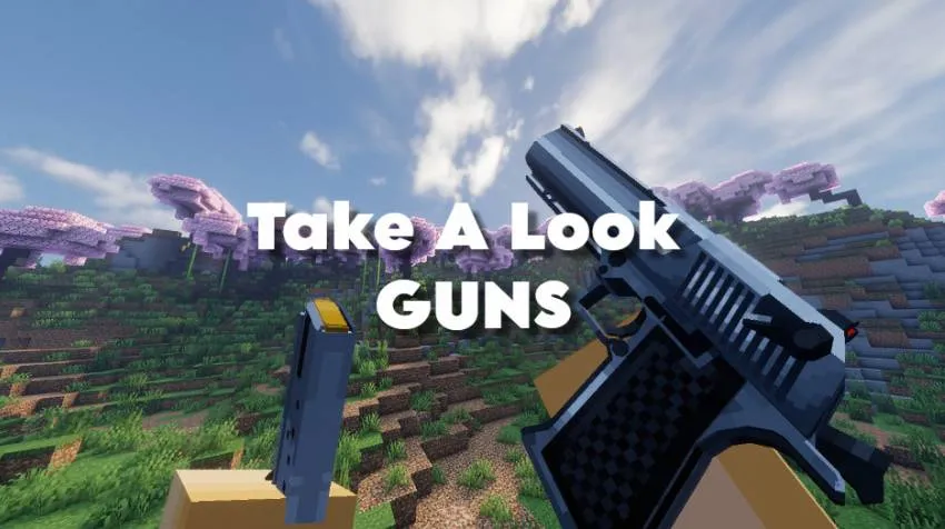 Take A Look GUNS — скриншот 2 (Модпаки, Minecraft)