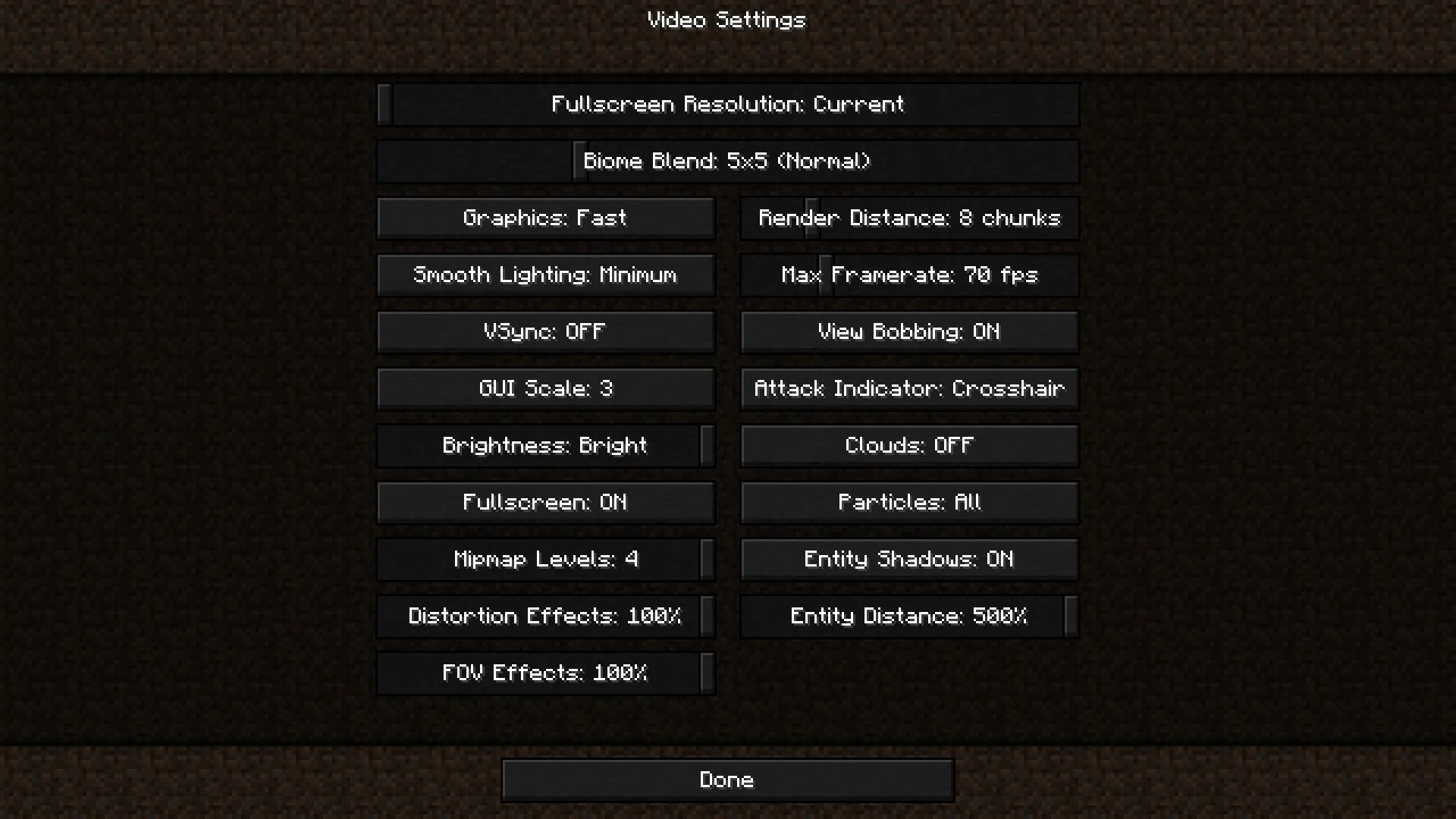 Night Mode GUI, Текстуры, Minecraft