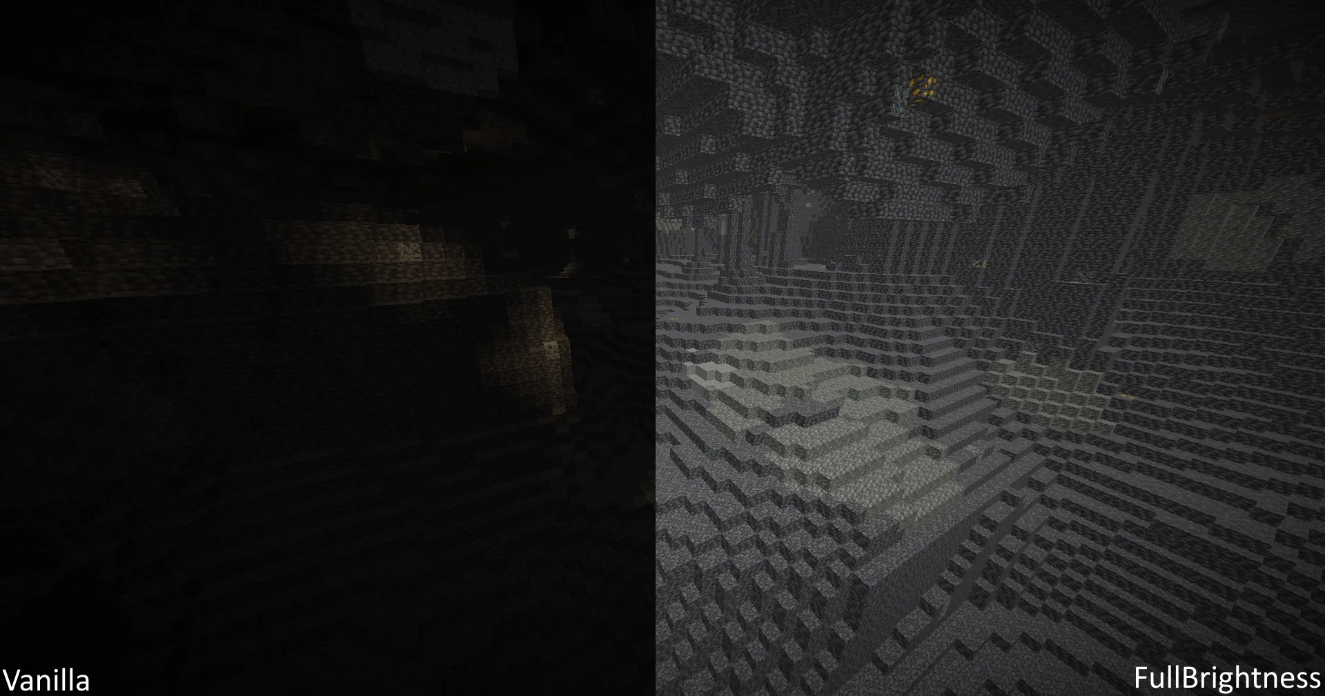 FullBrightness, Текстуры, Minecraft