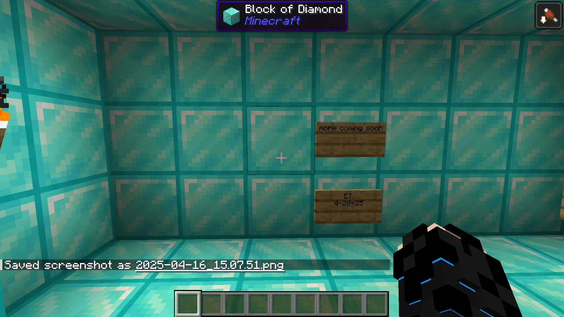 The infinite roller coaster, Карты, Minecraft