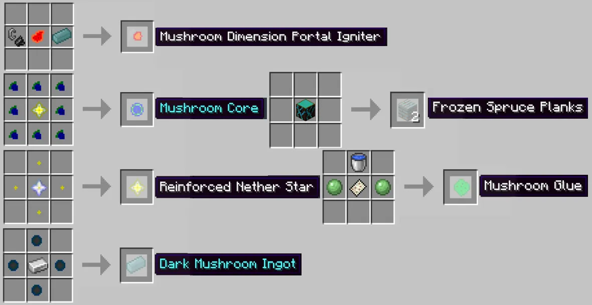 The Mysterious Mushrooms — скриншот 3 (Моды, Minecraft)