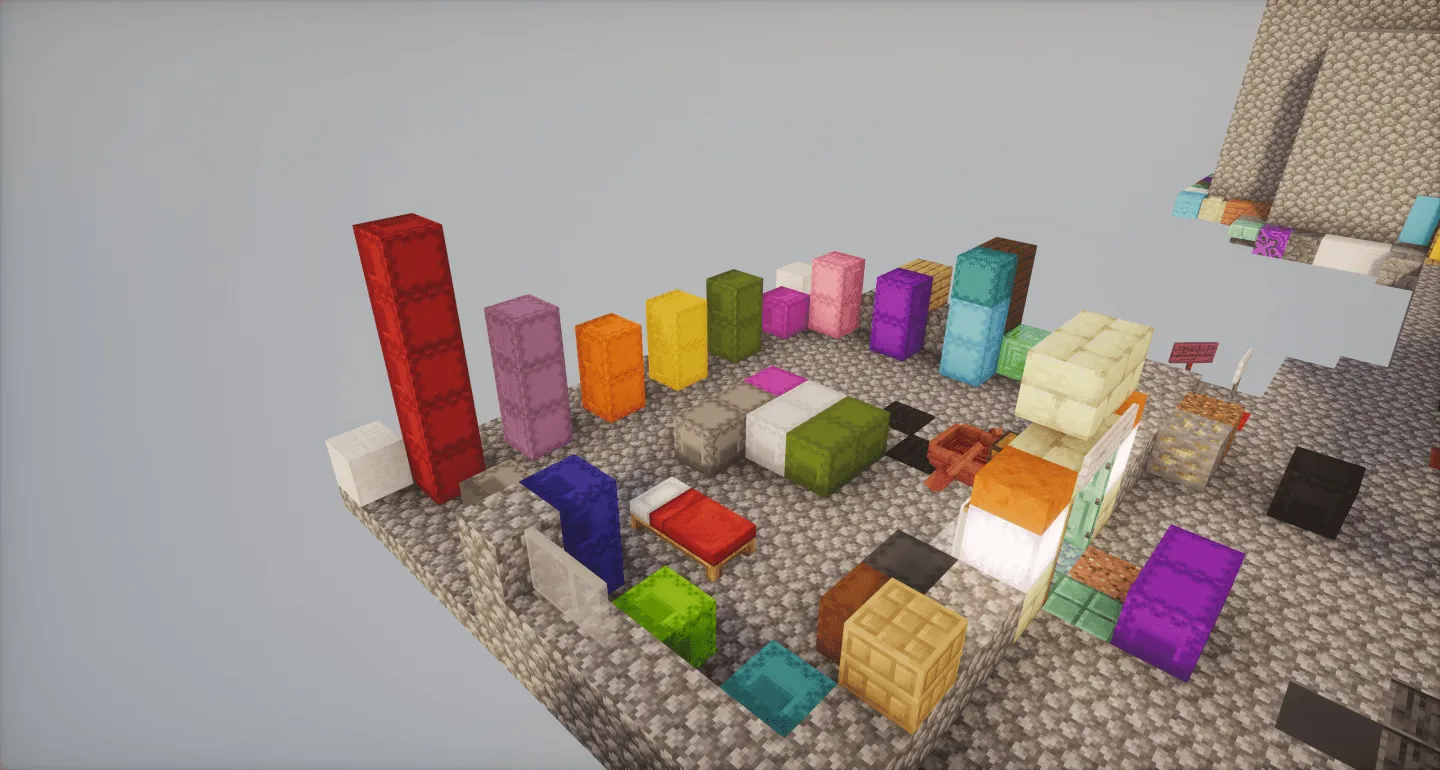 Random Item Skyblock, Карты, Minecraft