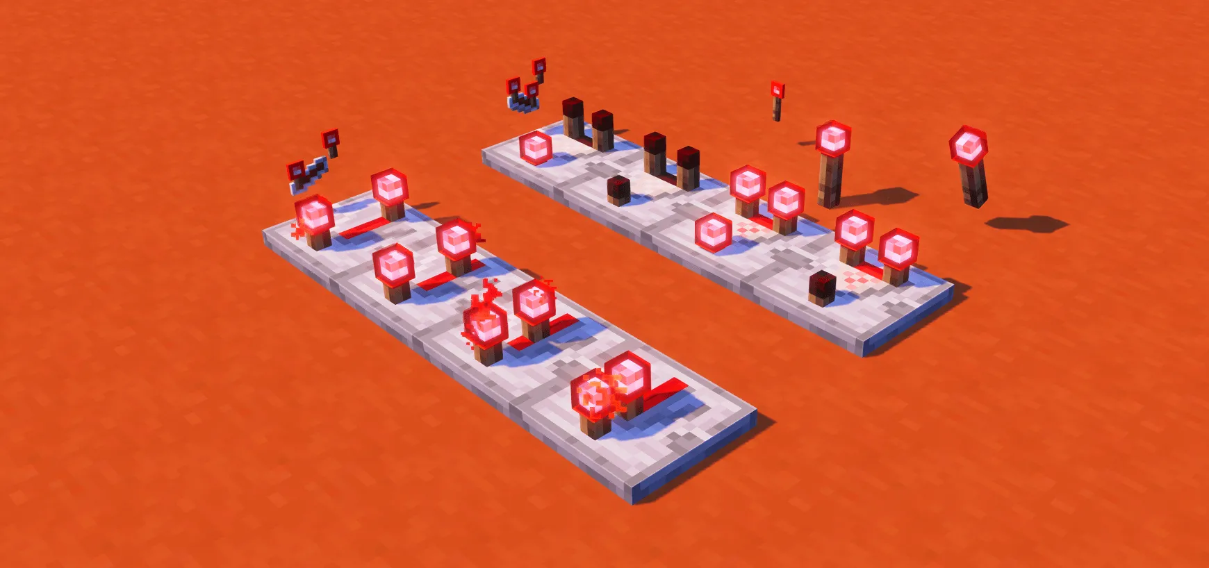 newer redstone, Текстуры, Minecraft