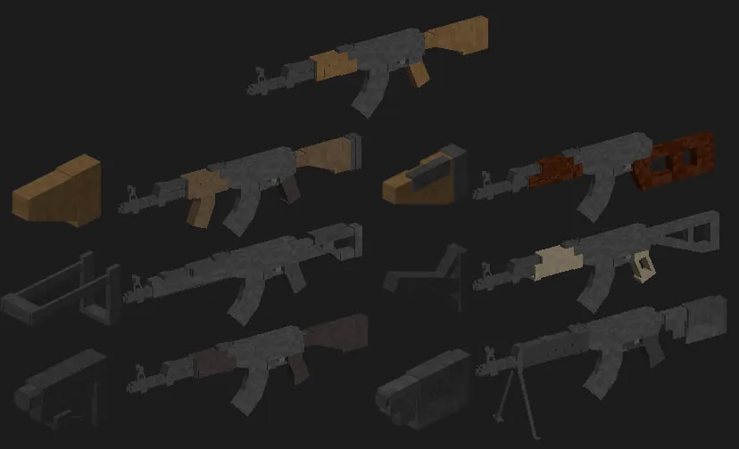 Gun Collection, Моды, Minecraft