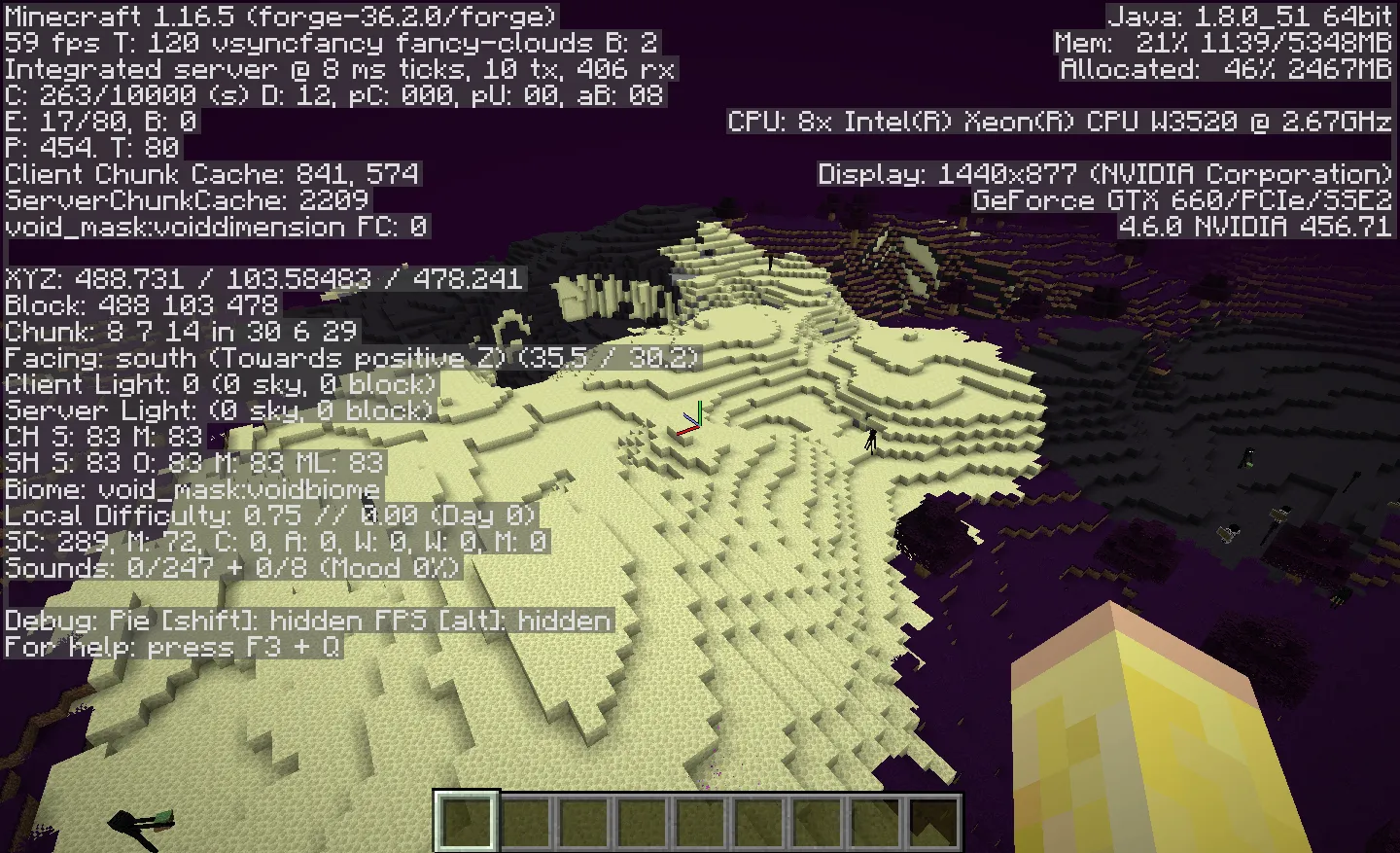 Void Dimension Mod, Моды, Minecraft