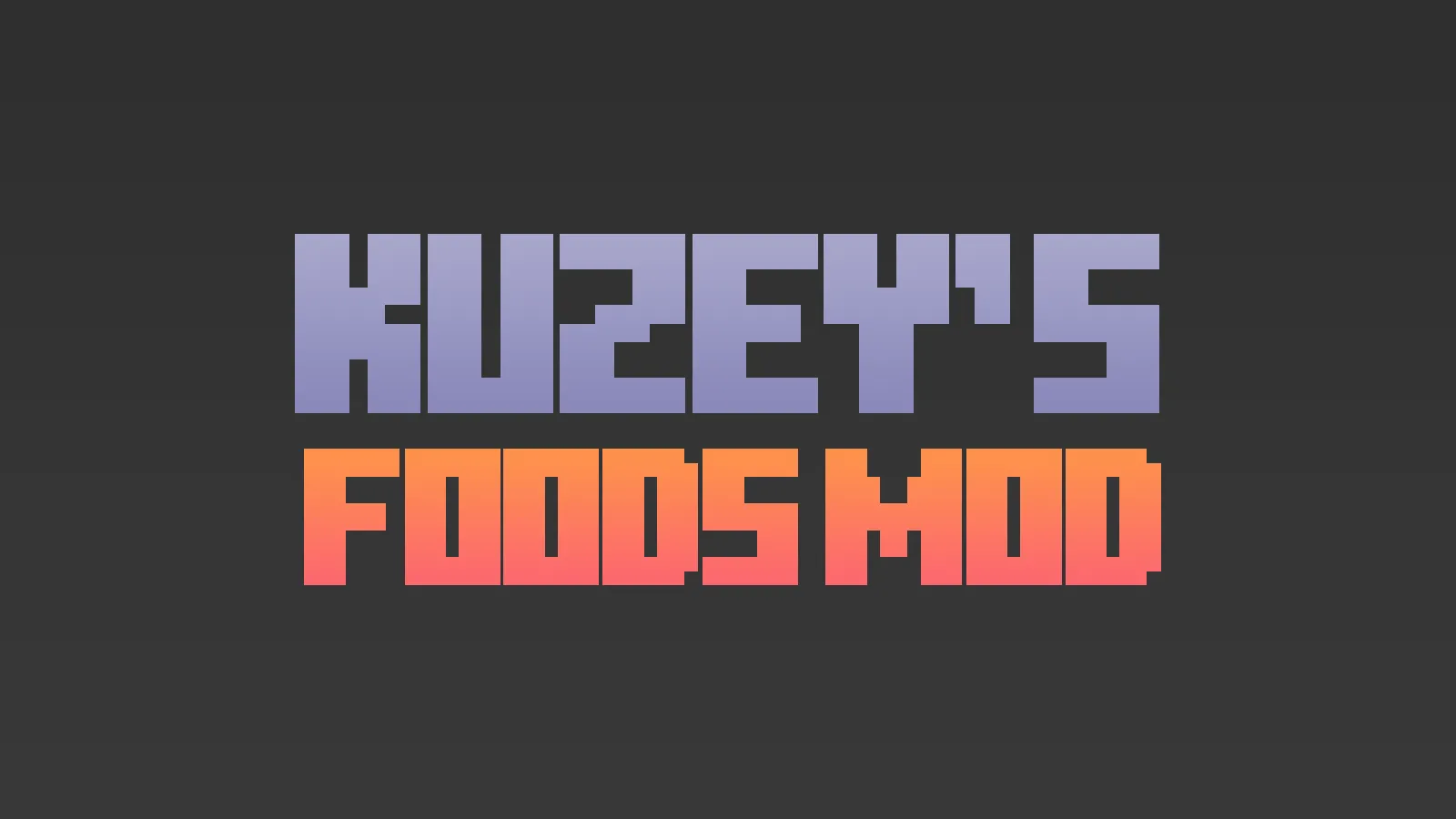 Kuzey's Foods, Моды, Minecraft