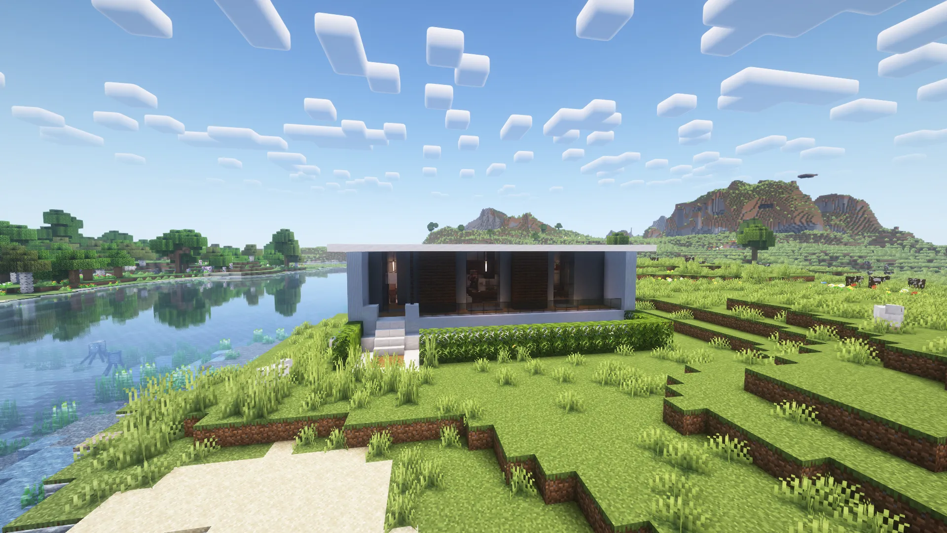 Modern Villager House — скриншот 3 (Моды, Minecraft)