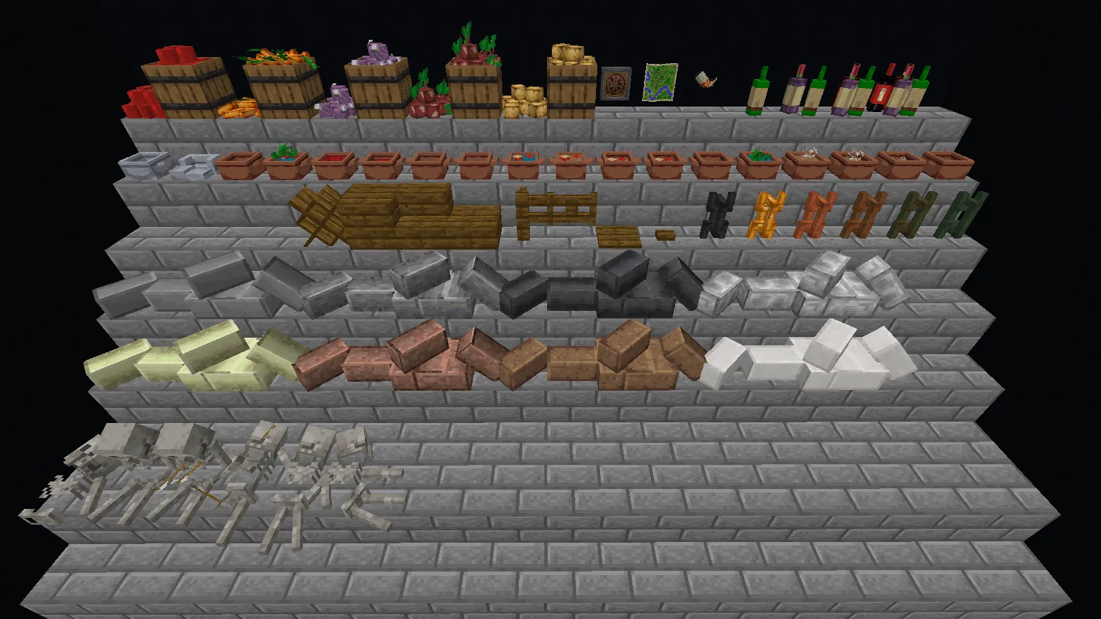 Nef's Farm Decoration & Explorer gear — скриншот 8 (Моды, Minecraft)