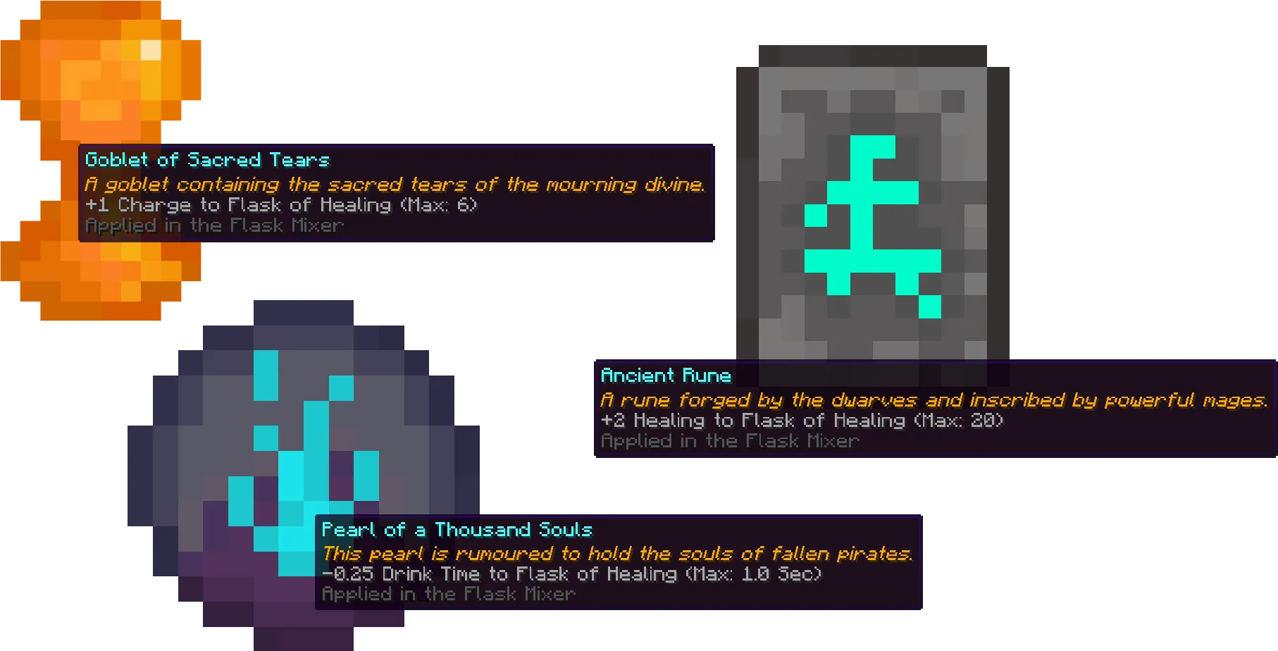 Elden Flasks (RPG Additions), Моды, Minecraft