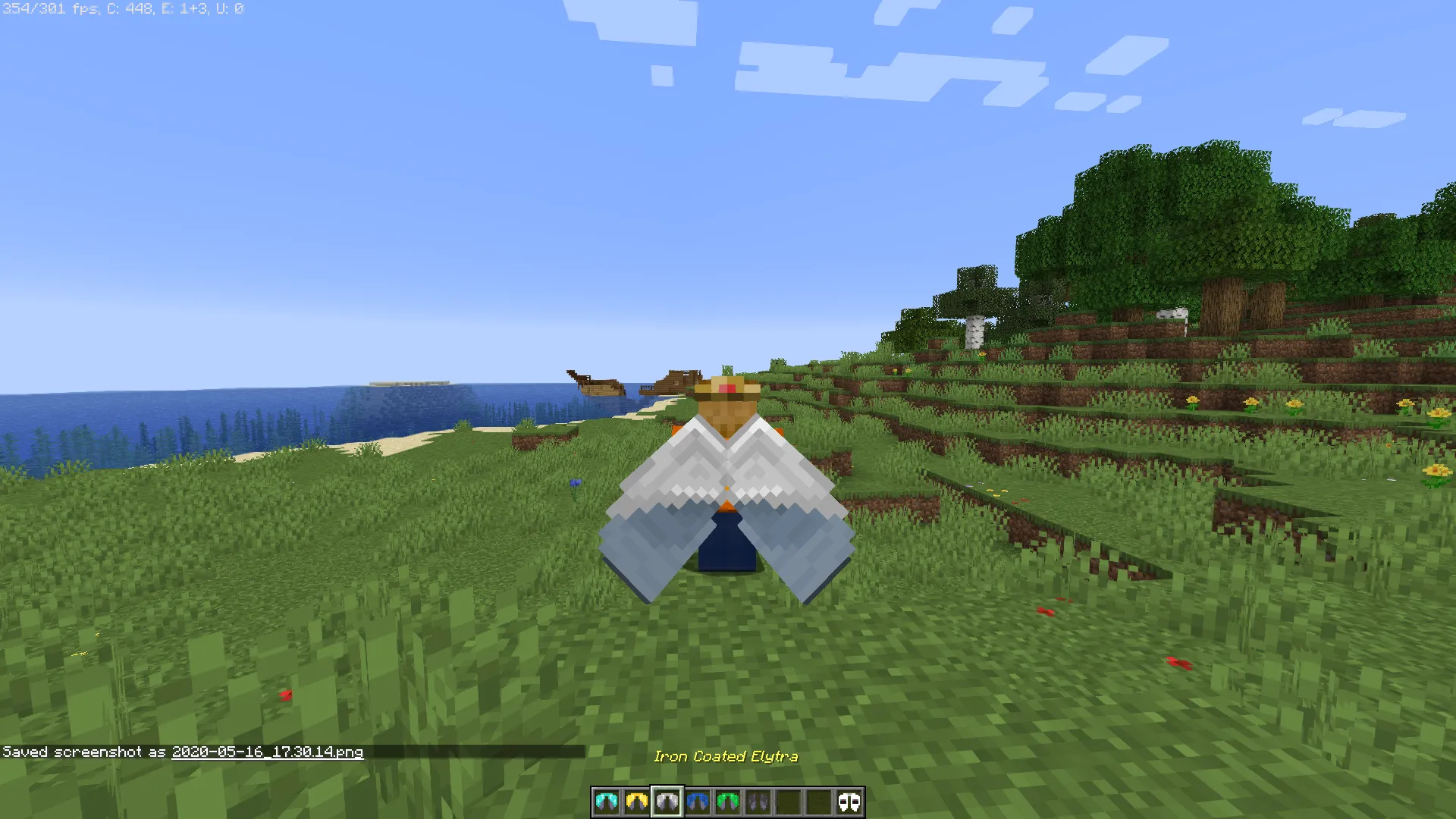 Cosmetic Elytra, Текстуры, Minecraft