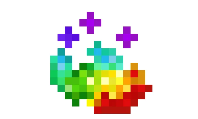 Kawaii World rainbow items — скриншот 2 (Текстуры, Minecraft)