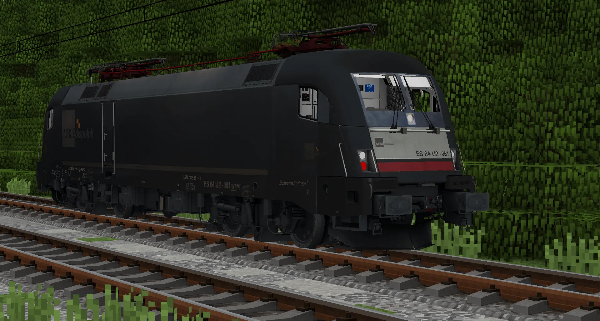 [IR/Immersiverailroading] ES64U2 Akiem MÁV RAIL TOURS Taurus — скриншот 4 (Текстуры, Minecraft)