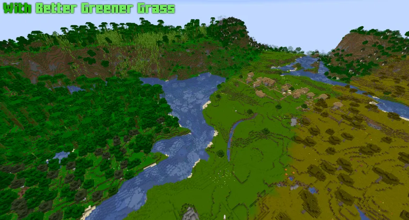 Better Greener Grass, Текстуры, Minecraft