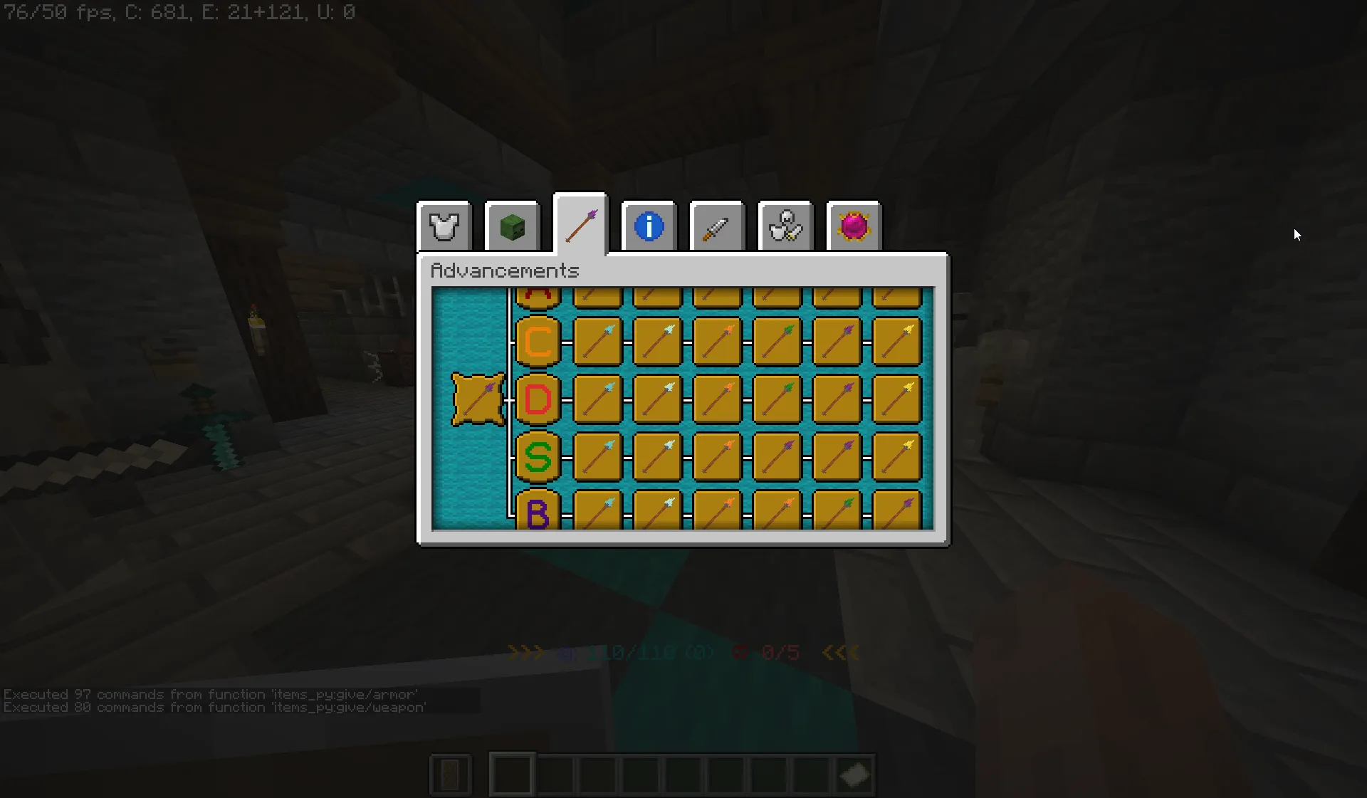 Forsaken Dungeons, Карты, Minecraft