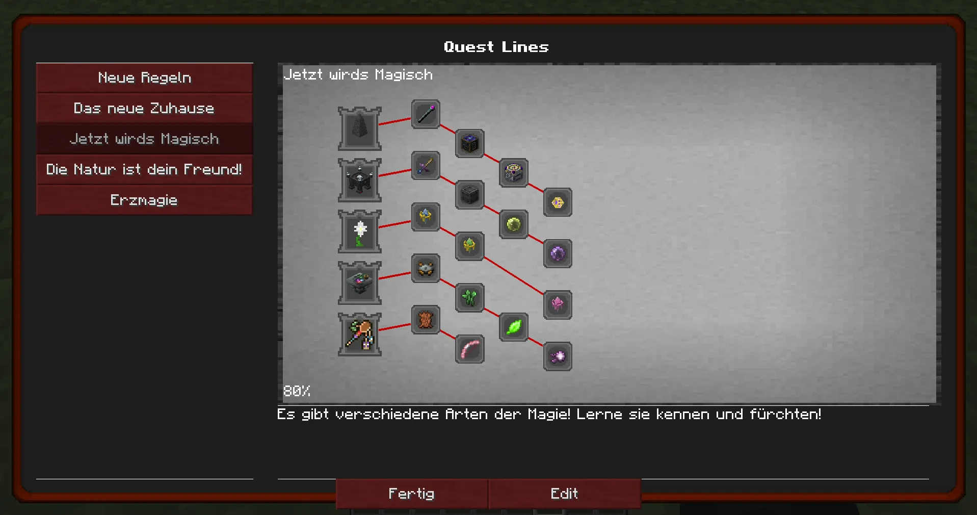 Magical Quest [German] — скриншот 1 (Модпаки, Minecraft)