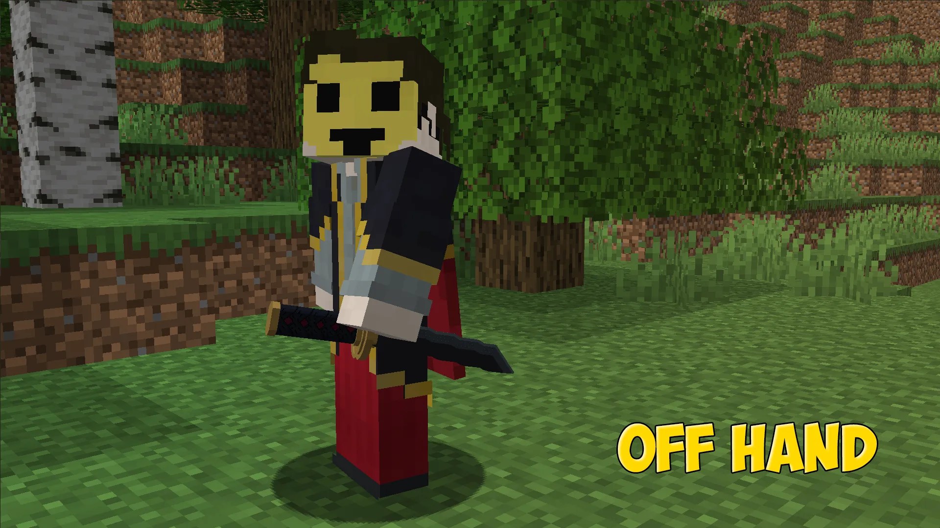 Genya wakizashi from anime Demon slayer — скриншот 4 (Текстуры, Minecraft)