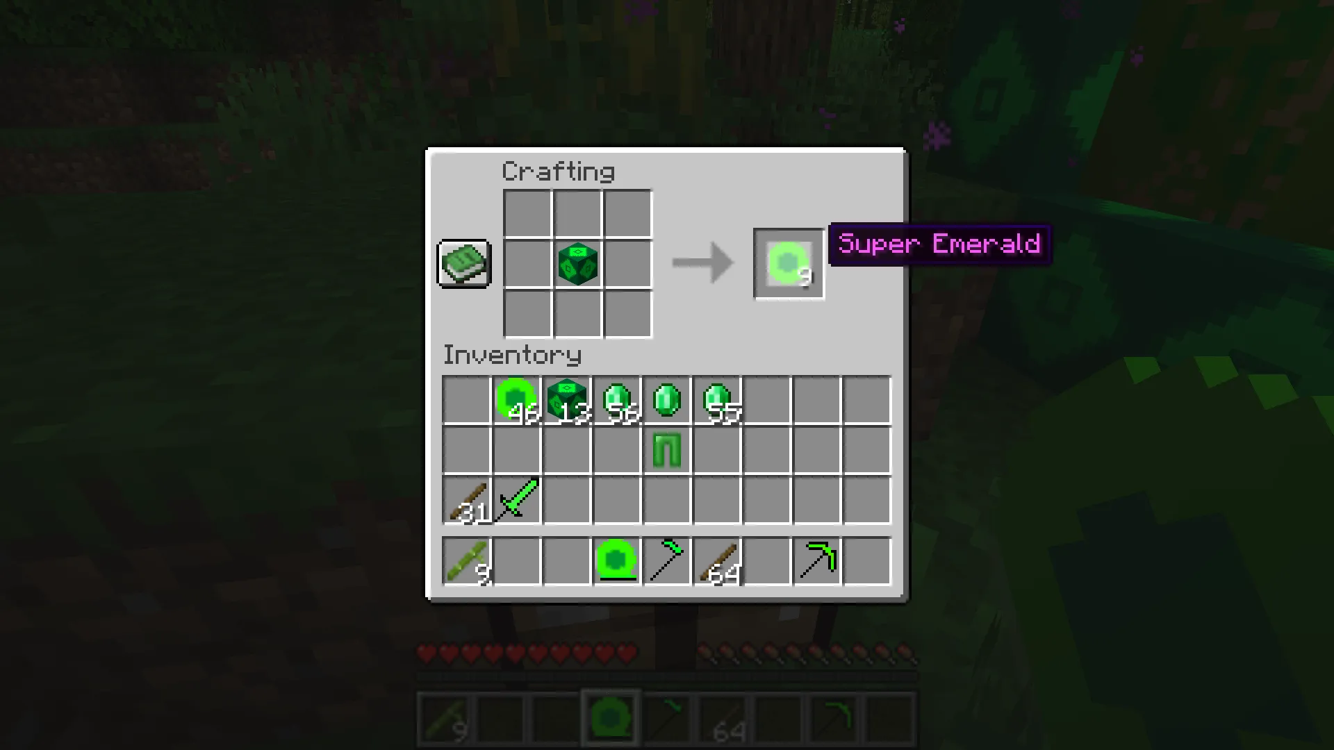 Emeralds and Emeralds forever — скриншот 1 (Моды, Minecraft)