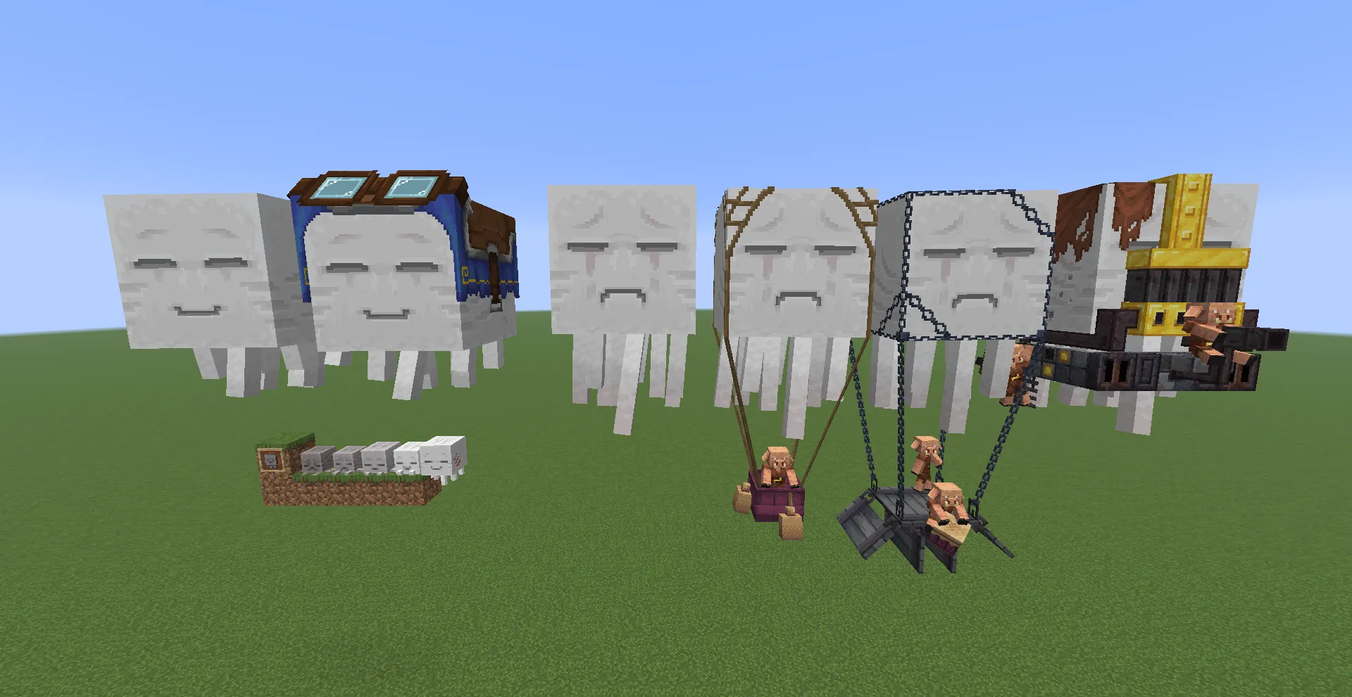 AL's Ghasts Revamped x Fresh Animations — скриншот 2 (Текстуры, Minecraft)