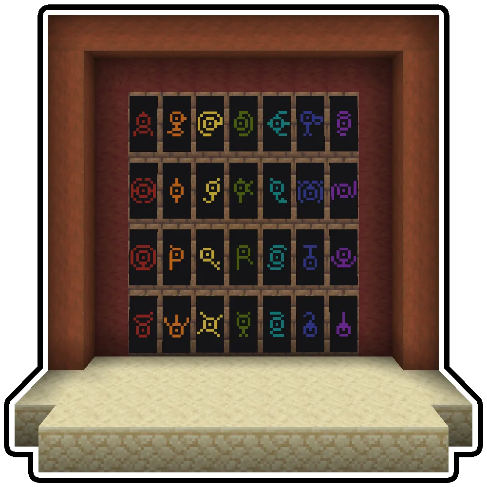 Unown Font, Моды, Minecraft