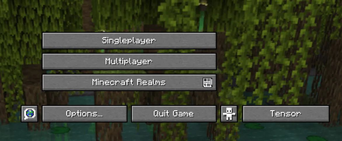 Tensor, Моды, Minecraft