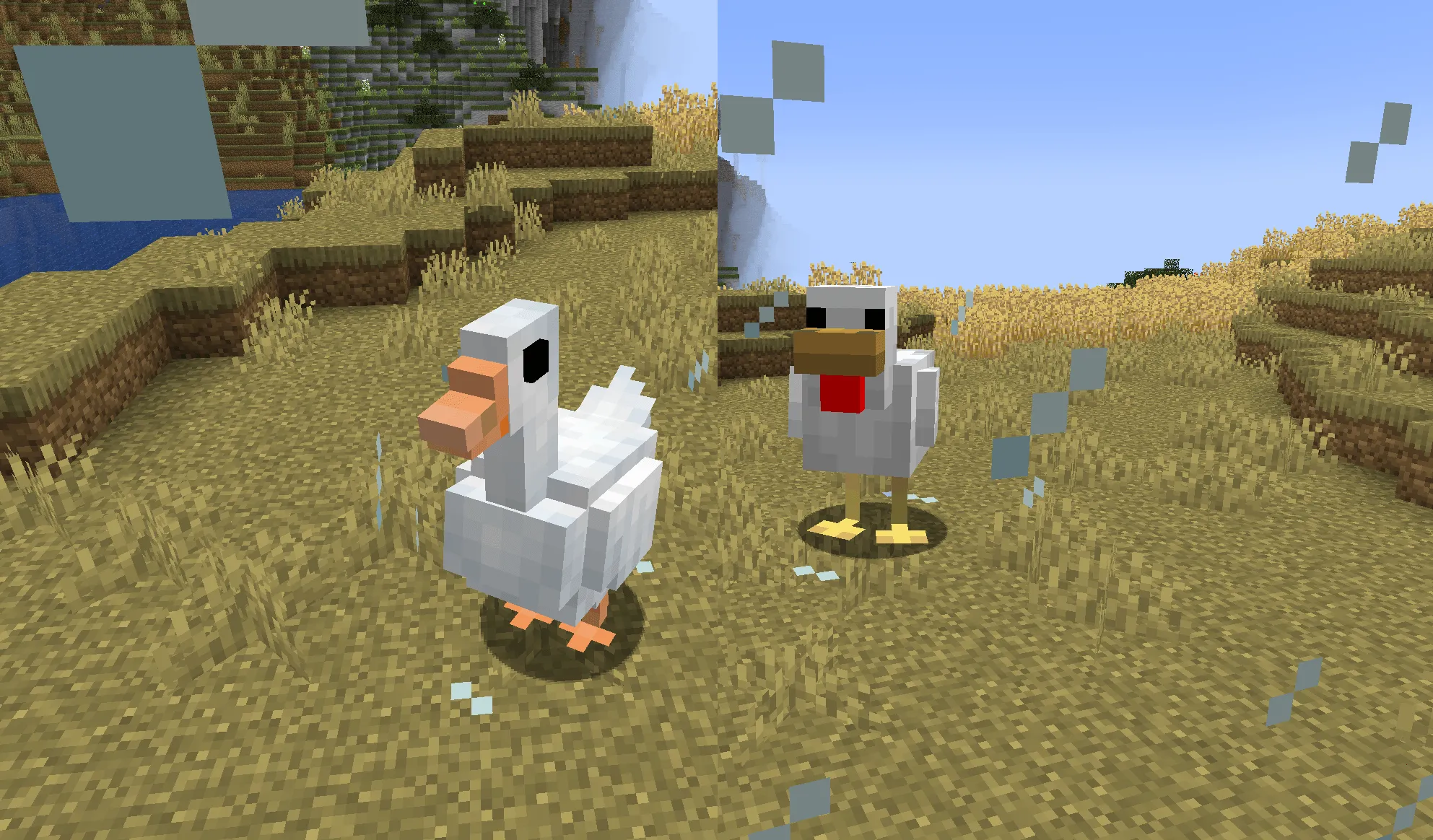 Chicken Goose, Текстуры, Minecraft