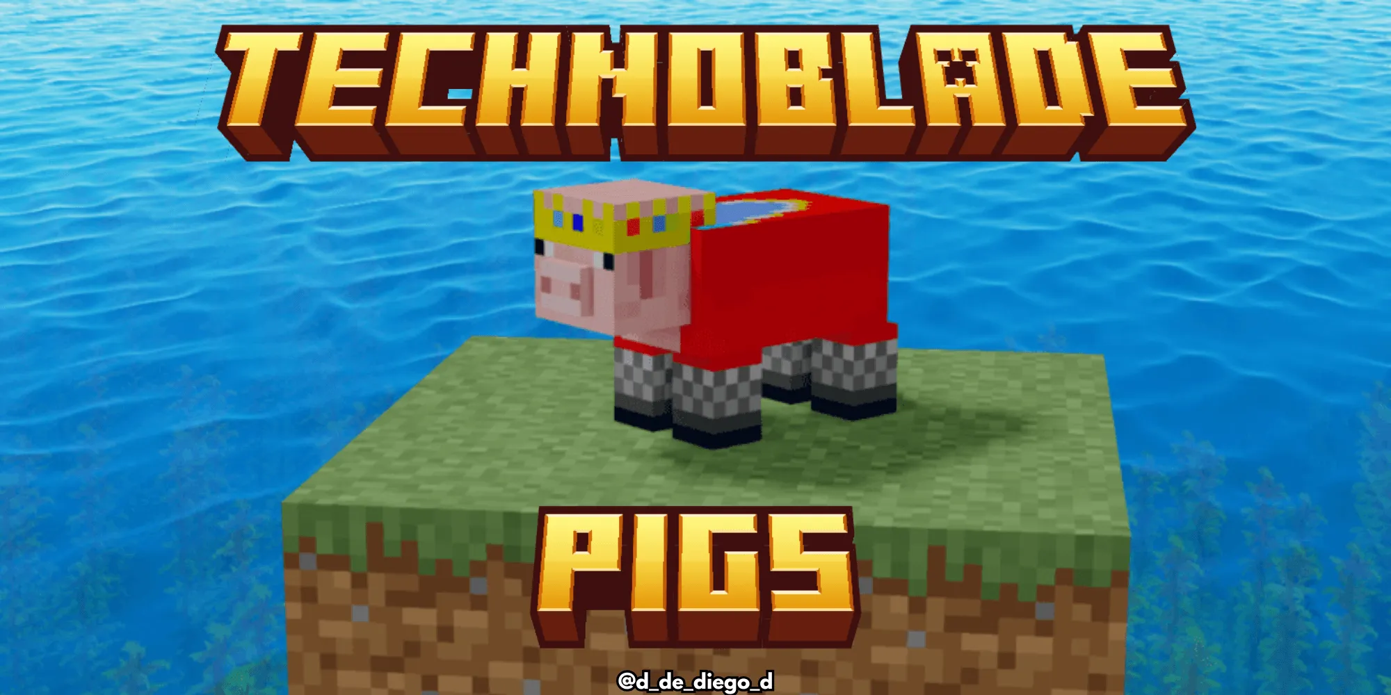 Pigs Technoblade — скриншот 1 (Текстуры, Minecraft)