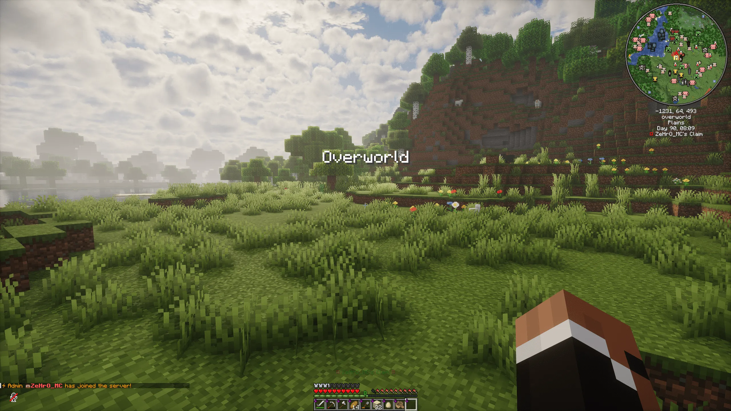 Admin Thunder — скриншот 1 (Моды, Minecraft)