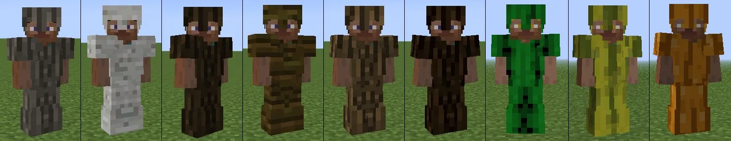 Natural Armors, Моды, Minecraft