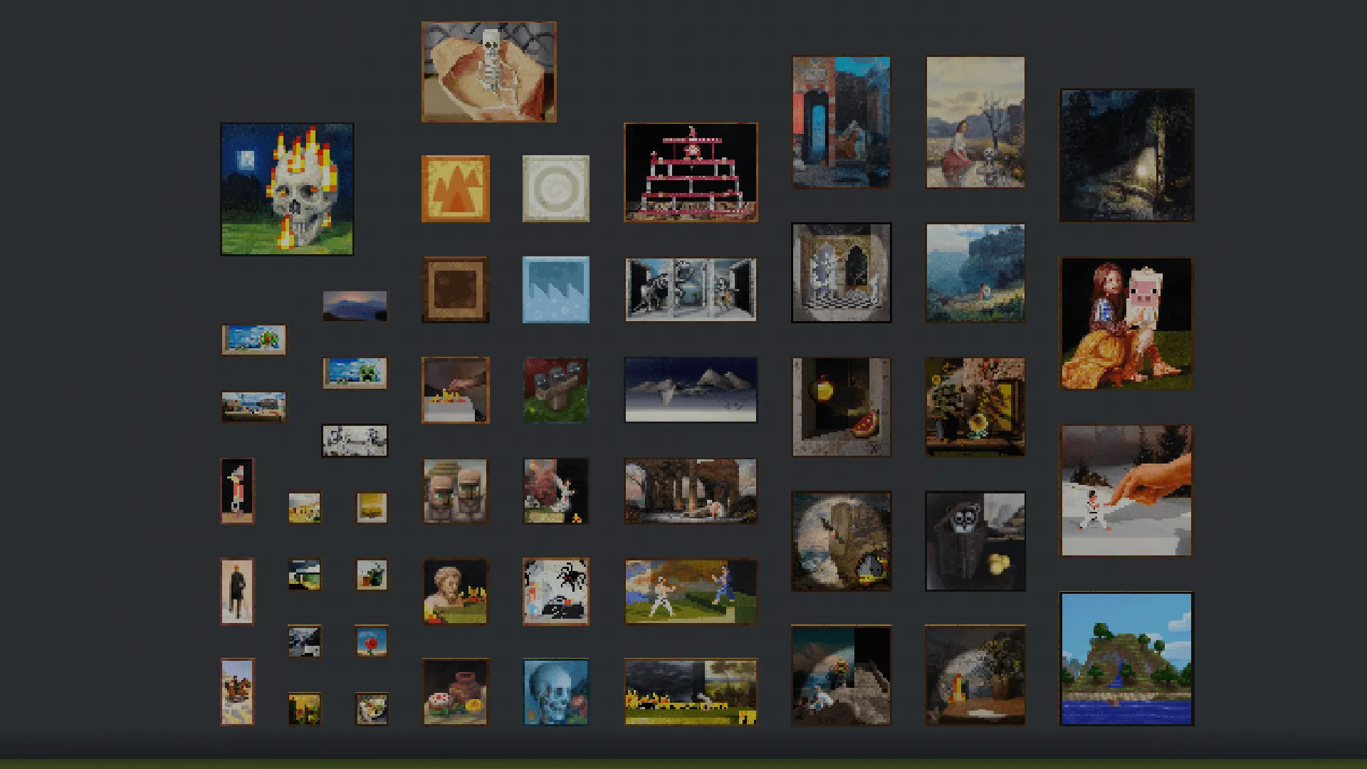 Enhanced Paintings — скриншот 1 (Текстуры, Minecraft)