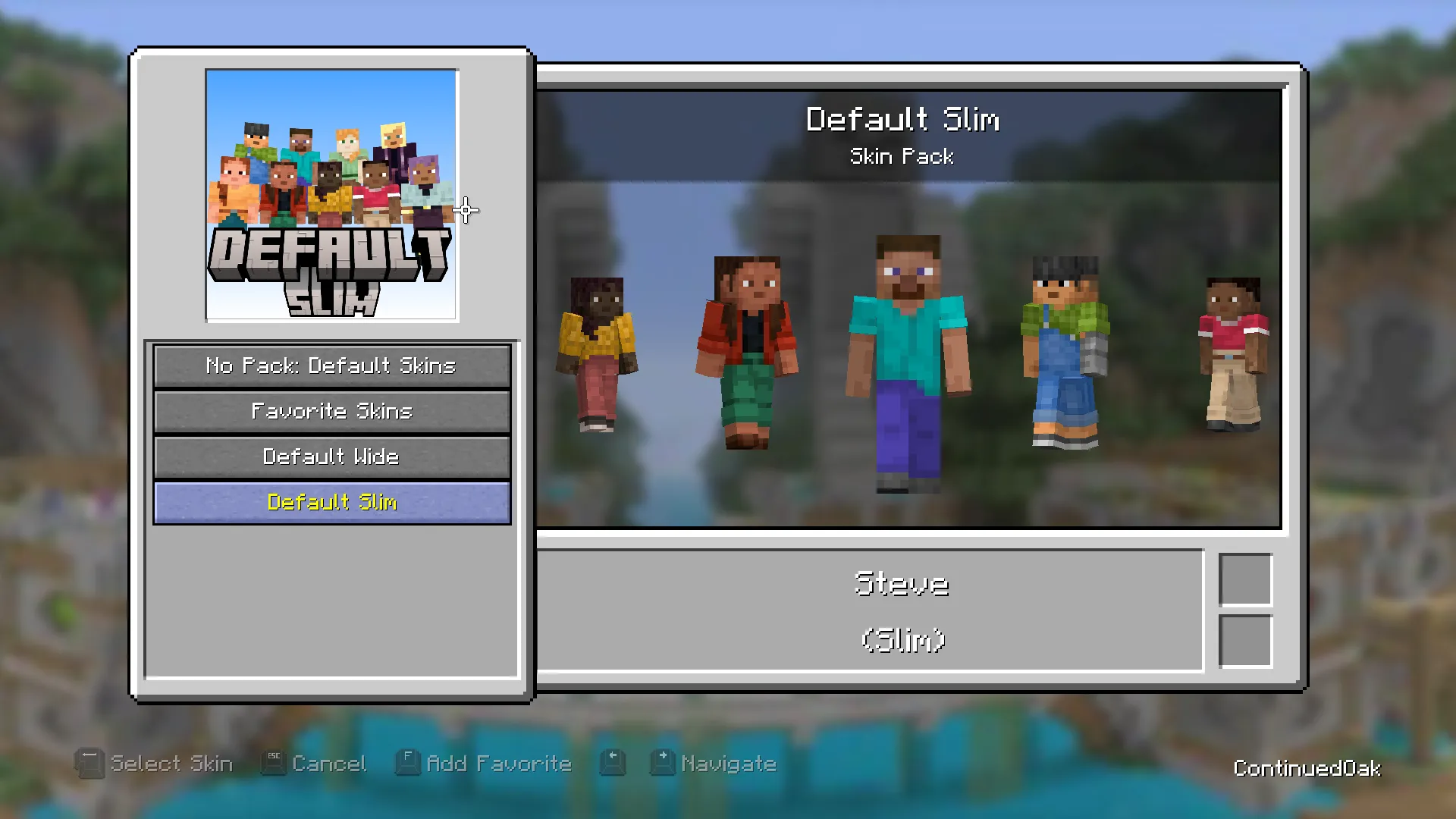 Default Skin Pack, Текстуры, Minecraft